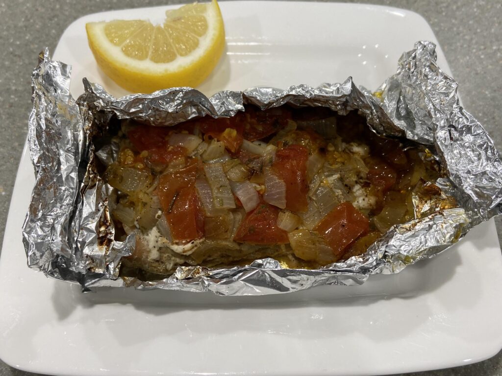 salmon baked in foil in the oven