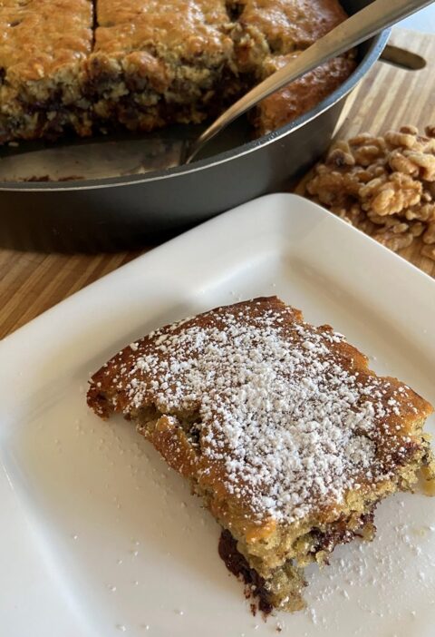 banana bread walnut cake banana cake chocolate chips