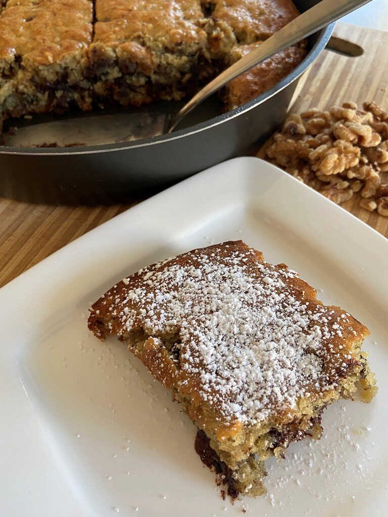 banana bread walnut cake banana cake chocolate chips