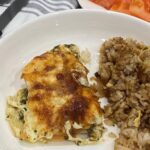 Pan Seared Salmon with Kale, Tomatoes, and Pearled Couscous