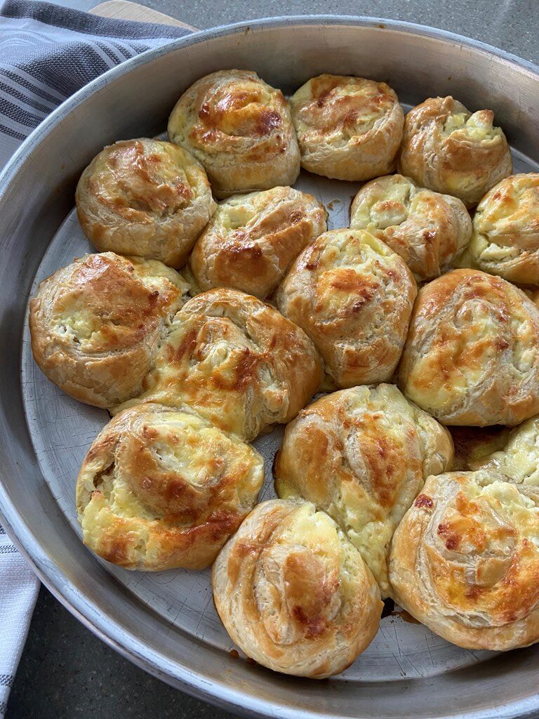 puff pastry pinwheels feta cheesy appetizer