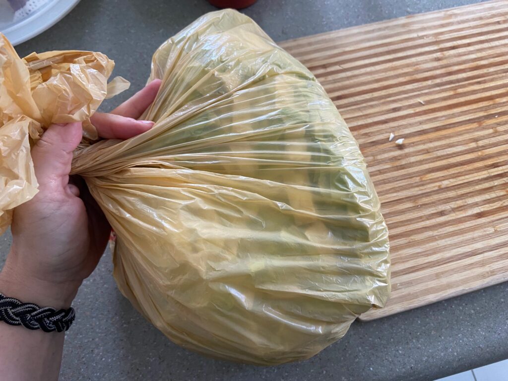 chopped fresh cabbage