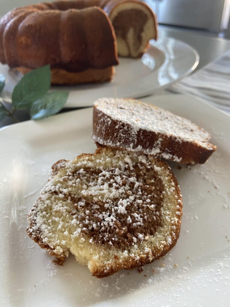 bundt cake with walnuts