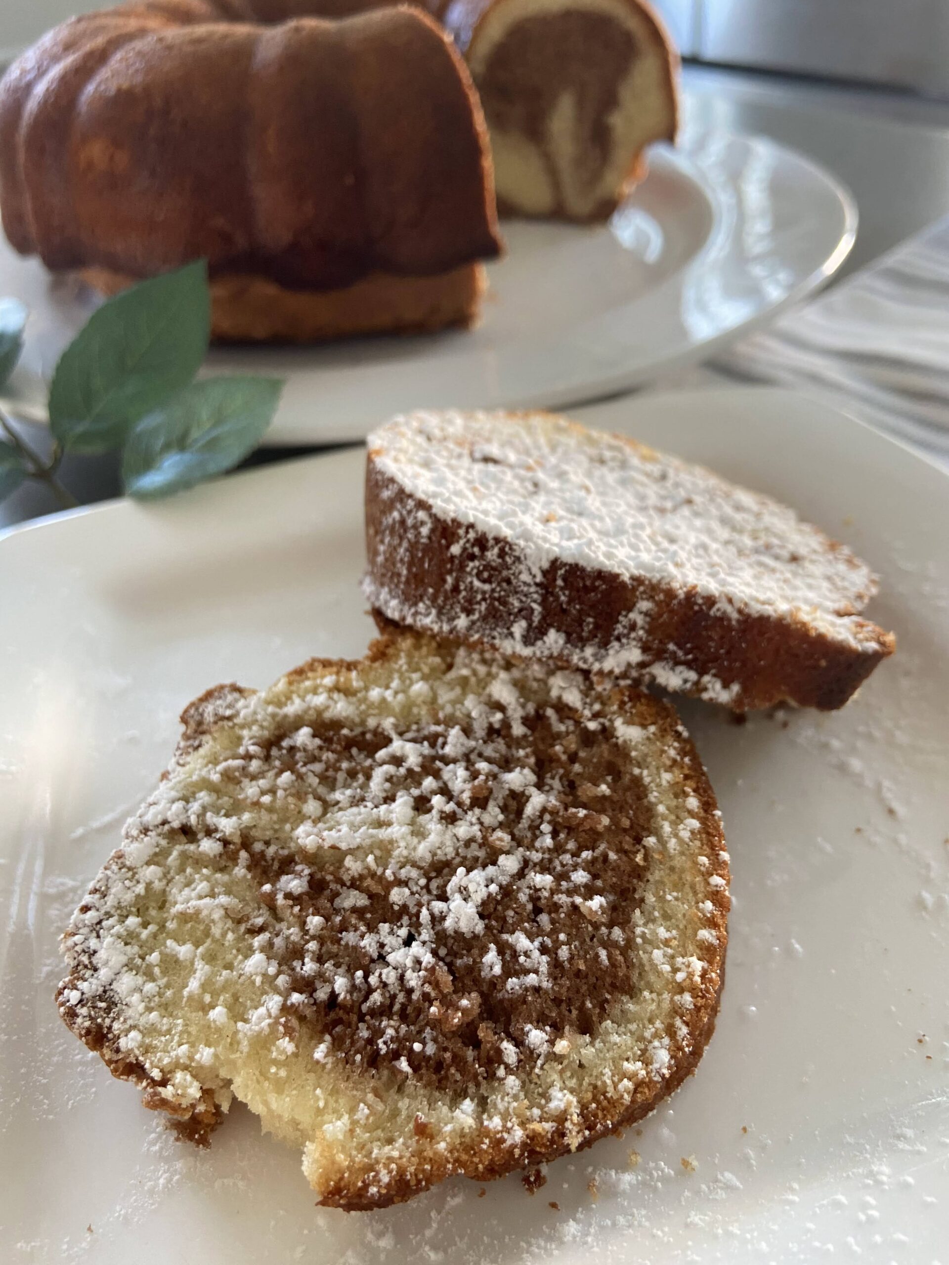 bundt cake with walnuts