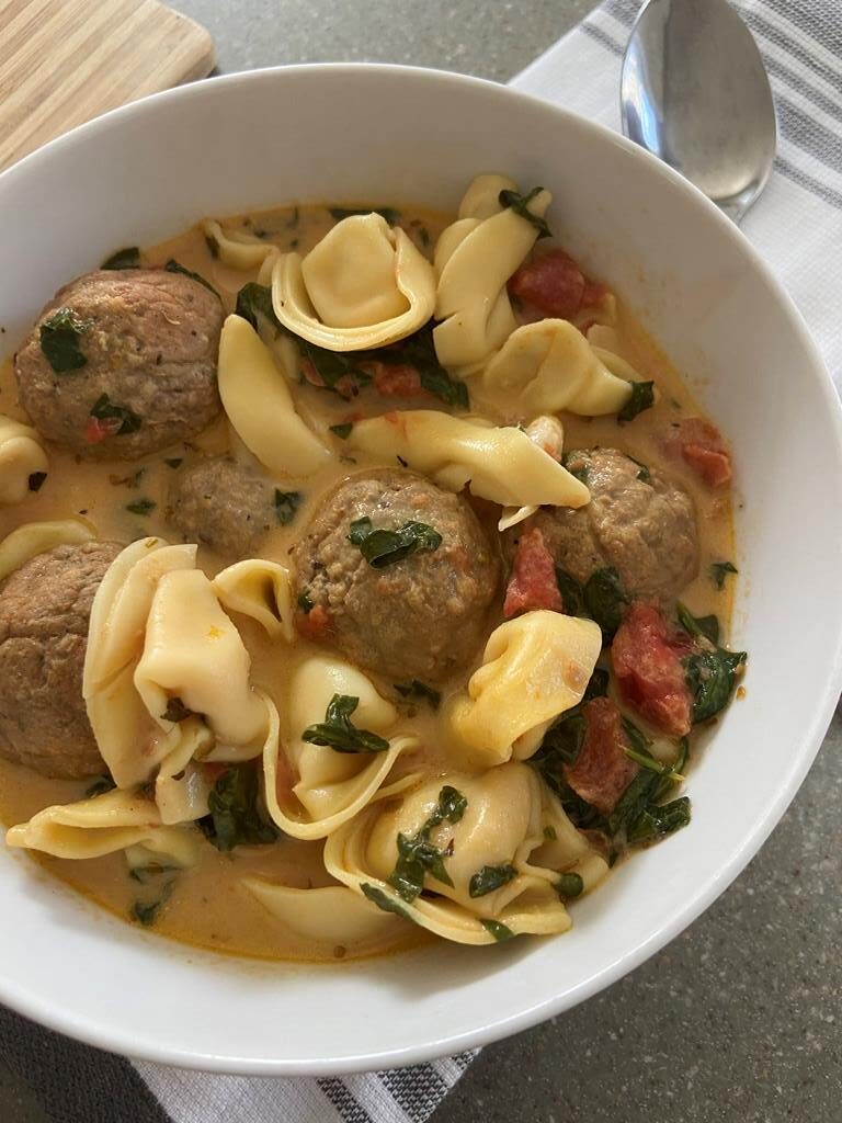 slow cooker recipes crockpot recipe tortellini meatballs soup