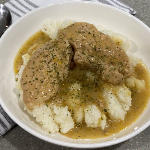 pork chops slow cooker crockpot creamy pork chops