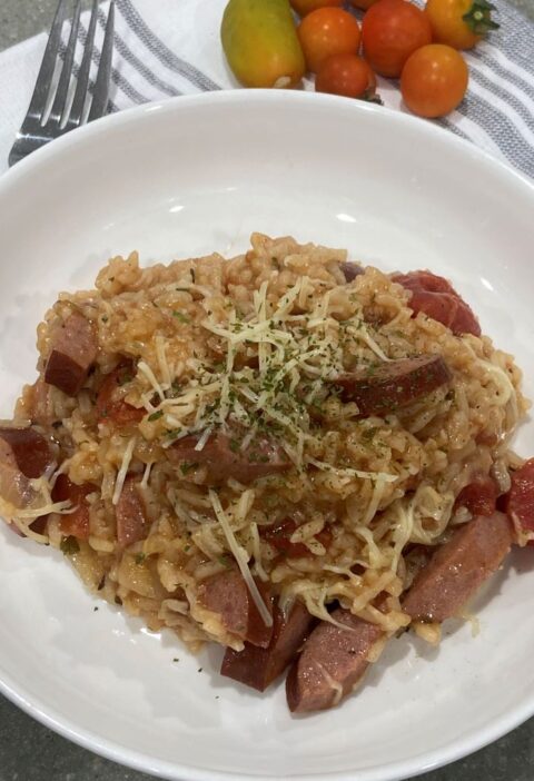 rice and kielbasa sausage and rice one pot meal